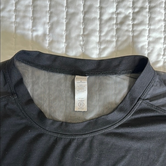 Athleta Women's Black Top Athletic Gym size M 
Oversized l - Picture 11 of 15